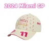2024 F1 Bull Miami GP Cap Hat Baseball F1 Team Hat Max verpunpen Miami GP Cap Fan Trucker Cap