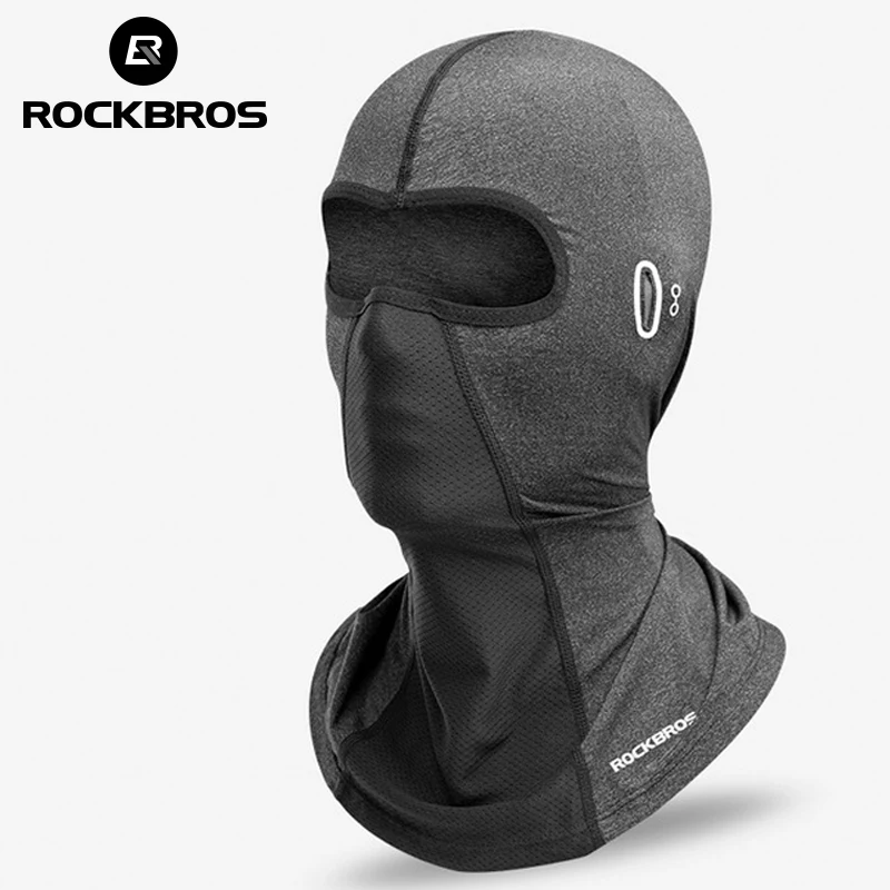 ROCKBROS Maschera da bici Maschera a pieno facciale Estate Traspirante Protezione solare UV Passamontagna Occhiali Foro Passamontagna tattico ad asciugatura rapida