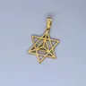 3 pz/lotto Hexagram Merkaba Star Zen Yoga Yogi pendenti con ciondoli che fanno gioielli fatti a mano