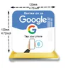 Google Review Sign NFC Acryl Stand für Social Media App Zeichen steigern Ihr Business Retail Store