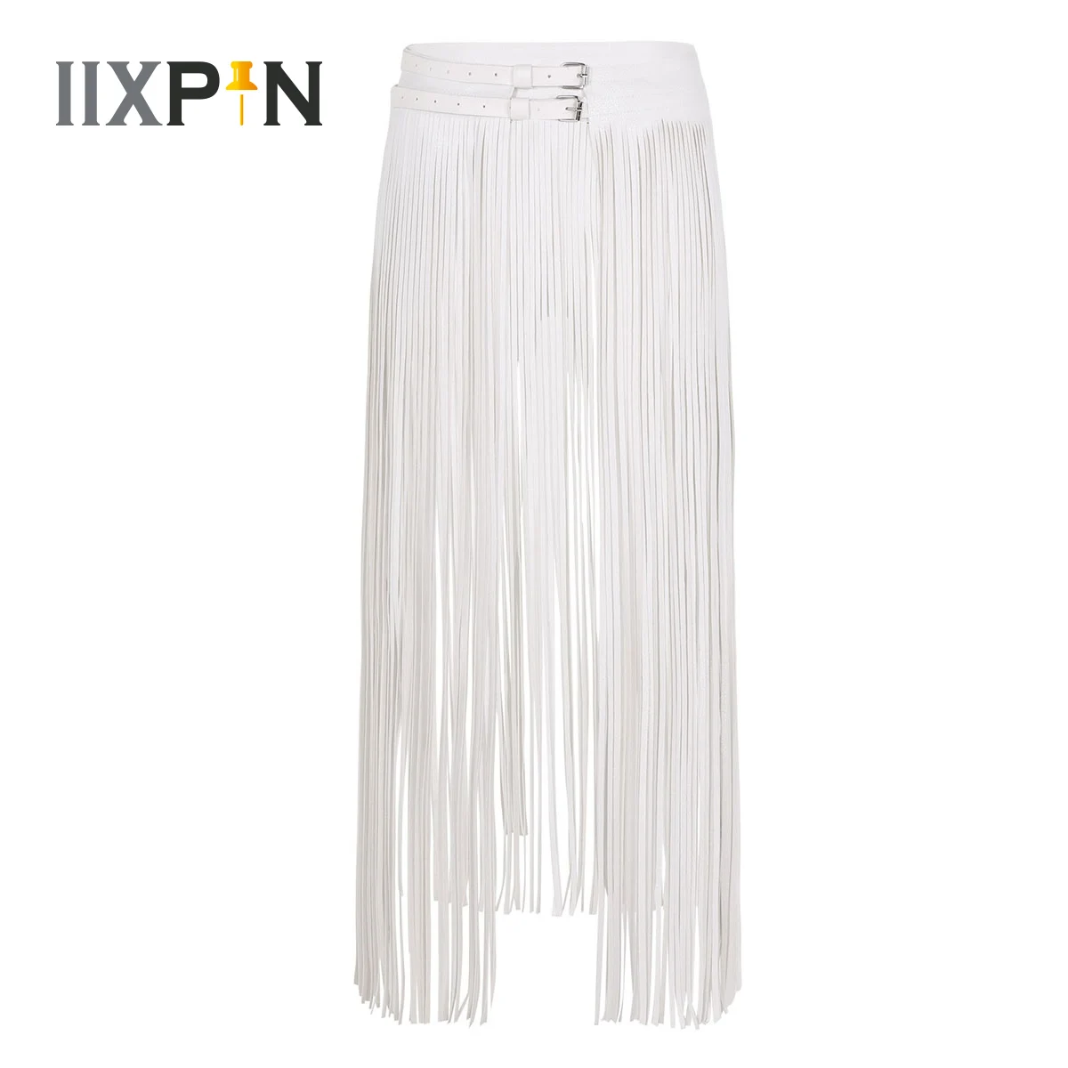 2021 frühling Sommer Faux Leder Lange Quaste Kurze Persönlichkeit Gürtel Dekoration Gürtel Frauen Mode Flut Alle-spiel Fringe Röcke