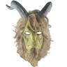 Hot Movie Beauty and the Beast Adam Prince Mask Cosplay Horror Beast Mask casco in lattice The-Beast