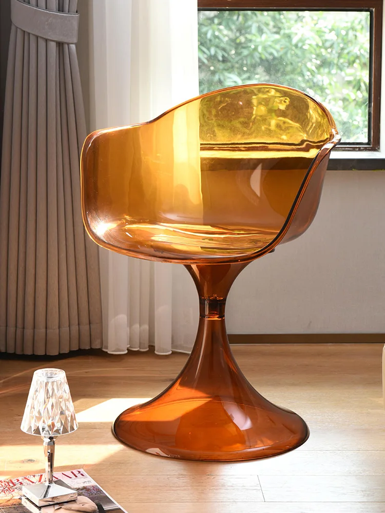 Acryl transparenten Stuhl Wohnzimmer Möbel Rückenlehne Esszimmers tühle Wohn möbel Freizeit Sessel Schlafzimmer Make-up Hocker