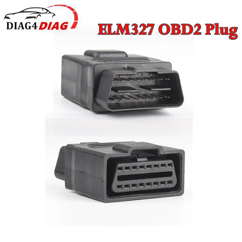 Stecker auf Buchse, 16-poliger Stecker, geeignet für ELM327 OBD2 Auto-Tester-Adapter, OBD 2-Buchse, Autofabrik, reduziert Verlust, Verlängerungsstecker Image