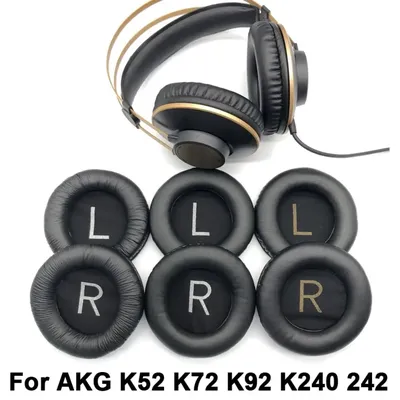 1 Paar Schaumschwamm-Ohr polster für akg k52 k72 k92 k240 242 Ersatz-Ohr polster Ohr polster für Image
