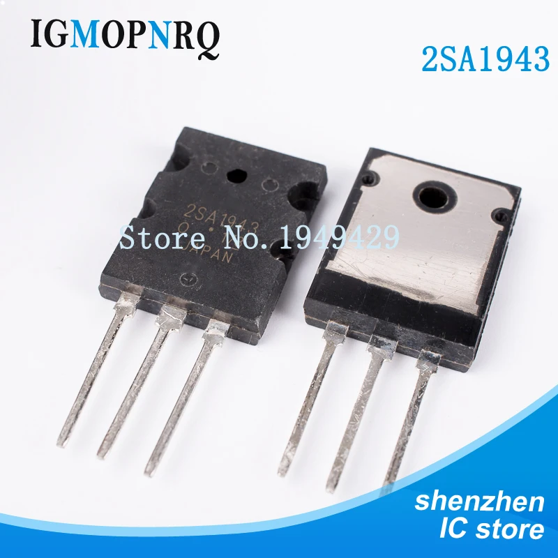 10pcs 2 sa1943 a1943 TO-3PL 1943 bipolarer Übergangs transistor (bjt) pnp 230v 15a 150w neu Image