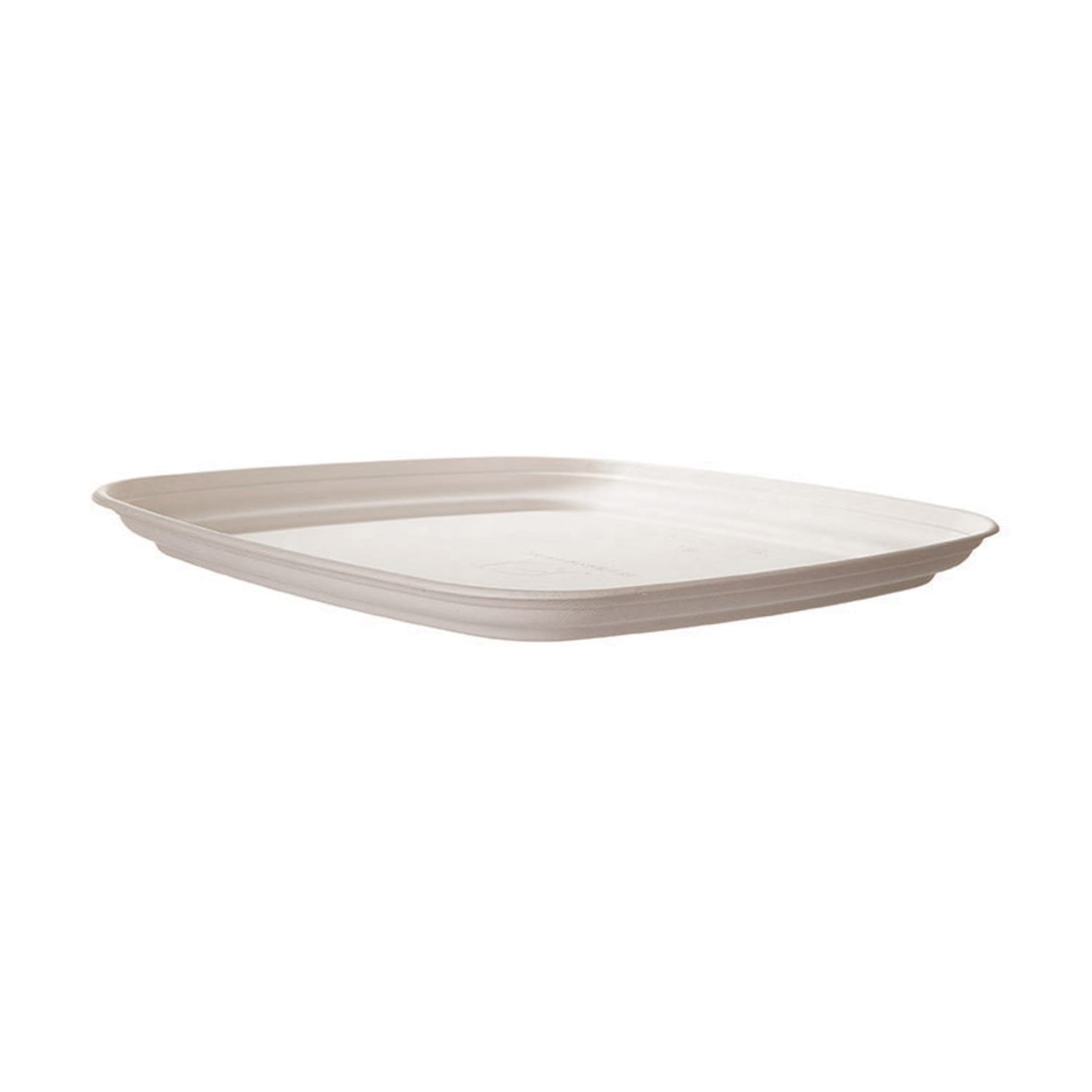Eco Products EP-SCTRS16NFA 16" Vanguard Regalia Tray - Molded Fiber, White, Case of 100