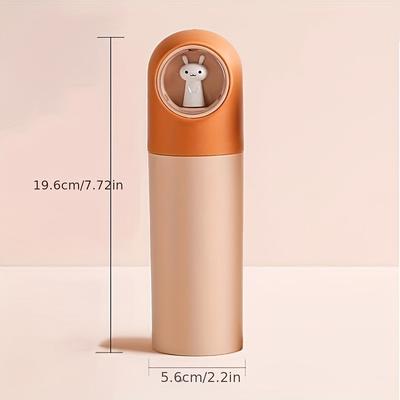 TEMU 1pc Travel Toothbrush Case, Portable Business Trips Wash Cup, Cartoon Rabbit Large Capacity Toothpaste Container Holder Organizer Travel Must Have