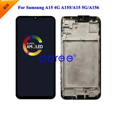 AMOMLED OLED LCD Screen For Samsung A15 4G A155 LCD For Samsung A15 5G A156 LCD Screen Touch