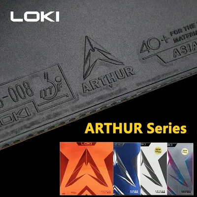 Original LOKI ARTHUR Europe/Asia China Table Tennis Rubber Sticky Offensive Ping Pong Rubber with