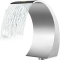 Mophorn - vevor Fontana a Cascata per Piscina Fontana in Acciaio Inossidabile 15.4\' x 7.9\' x