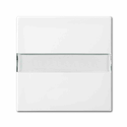 Busch-Jaeger BUSCH-BALANCE SI Kontrollwippe, Schalter/Taster, alpinweiß, glänzend, ohne ISO Aufdruck, mit Beschriftungsfeld Image