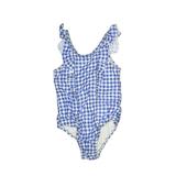 Baby Gap One Piece Swimsuit: Blue Polka Dots Sporting & Activewear - Kids Girl's Size 3
