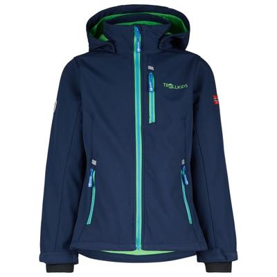 Trollkids - Kid's Balestrand Jacket - Softshelljacke Gr 116 blau