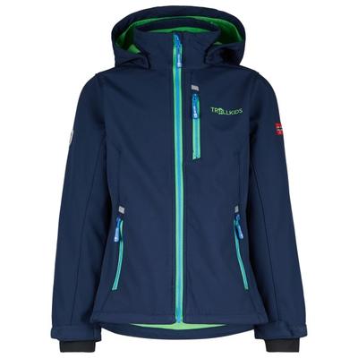Trollkids - Kid's Balestrand Jacket - Softshelljacke Gr 164 blau Image