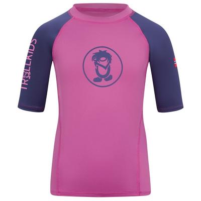 Trollkids - Kid's Kvalvika T - Funktionsshirt Gr 116 rosa