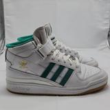 Adidas Shoes | Adidas Mens Originals Forum Mid Top Ten Hi Trainer Shoes Green White Size 10.5 | Color: Green/White | Size: 10.5
