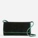 J. Crew Bags | J. Crew Nwot Florence Convertible Clutch In Velvet - Dark Spruce | Color: Green | Size: Os