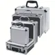 1pc cassetta degli attrezzi portatile in alluminio attrezzatura di sicurezza cassetta degli attrezzi scatola degli attrezzi custodia valigia custodia resistente agli urti con spugna
