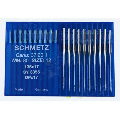 SCHMETZ Nähen Nadeln DPx17 SY 3355 135x17 20 Pcs Nadeln (2 Packs) /Lot Für Industrie Riegel