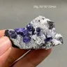 100% natürliche polyed rische Tansanit blau lila Fluorit Cluster Mineralproben Edelstein Steine und