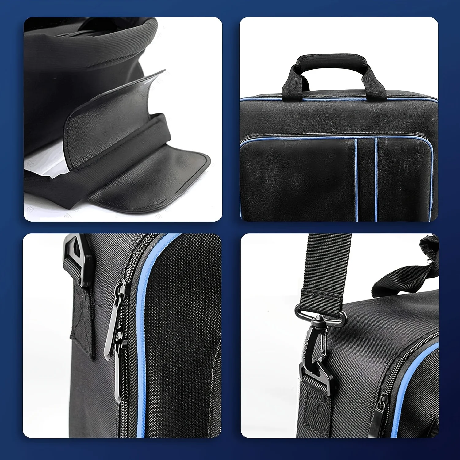 Trage tasche kompatibel mit Playstation5-Konsole Digital/Disk Edition, großer Halt, Reisetasche für PS5-Tragetasche Image