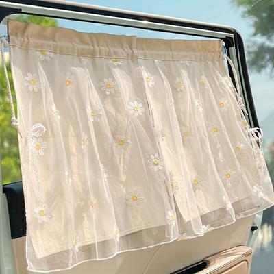 Car Curtain Universal Car Sunscreen Sunshade Princess Style Creative Blackout Car Privacy Curtain Car Accessories For Women