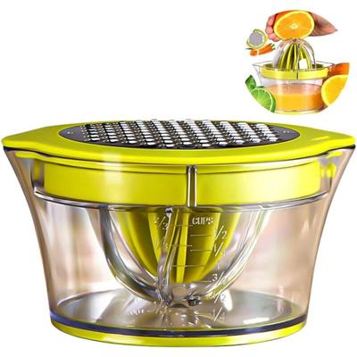 Ersandy - Multifunktionale manuelle Zitruspresse, 4-in-1-Entsafter für Orangen, Zitronen, Image