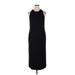 Daily Practice By Anthropologie Casual Dress - Slip dress Mock Sleeveless: Black Solid Dresses - Women's Size 1X