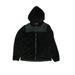 The North Face Zip Up Hoodie: Black Solid Tops - Kids Girl's Size Large