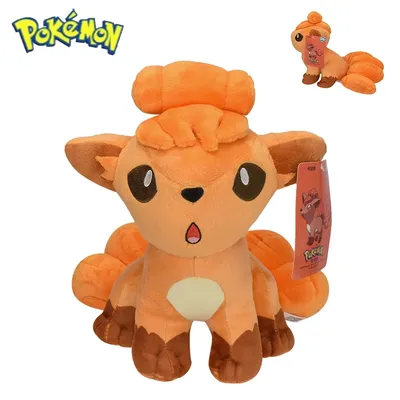Vulpix Pokemon Plush Toys Alolan Vulpix Ninetales Doll Cute Anime Ice Vulpix Plush Soft Stuffed