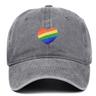 LGBT Baseball Hat Pride Rainbow Denim Hats Pride Baseball Hat Adjustable LGBT Hat for Men Women