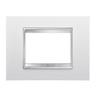 Gewiss - Plaque Chorus lux 3P blanc GW16203TB