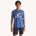Nautica Men's Navtech Sustainably Crafted Logo T-Shirt Windsurf Blue, M
