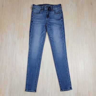 American Eagle Outfitters Jeans | American Eagle Ne(X)T Level Stretch Skinny Jegging Jeans Size 0 | Color: Blue | Size: 0