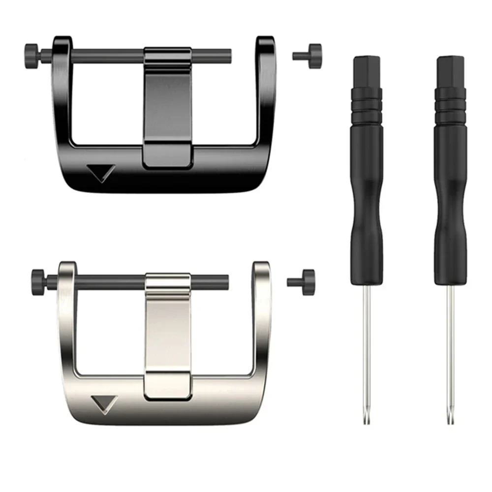 22 26 mm Quick Fit Edelstahl-Schraubschnalle für Garmin Fenix 7 7X Pro 6X 6 Fenix 5X 5 3 3HR Uhr Easy Fit Schnallenverbinder Image