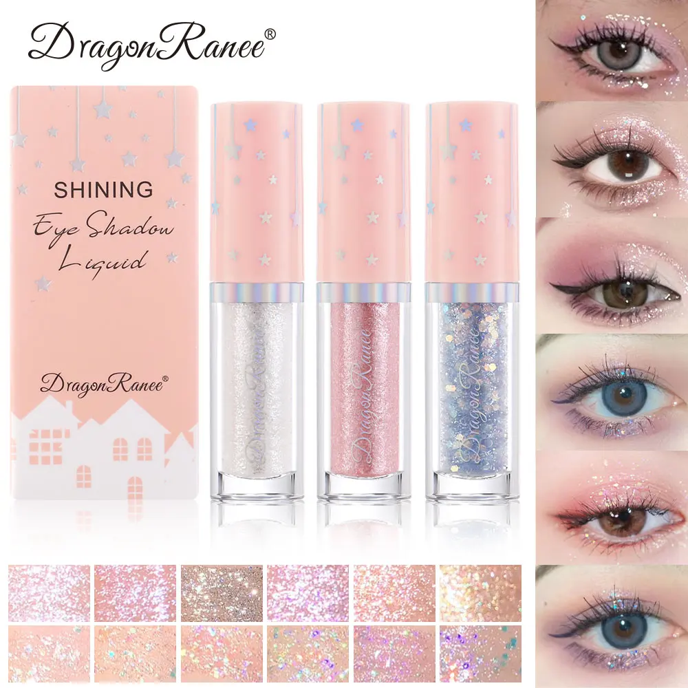 Dragon Ranee Shimmer Liquid Eyeshadow Ultra Glitter Bed Silkworm Pen Brightening Eyeshadow Liquid Highlight Liquid Highlight Image