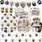 Haustier Katzen Geburtstag Party Dekoration Niedlichen Kätzchen Einweg Geschirr Pappteller Tassen Banner Kinder Katzen Thema Party Supplies