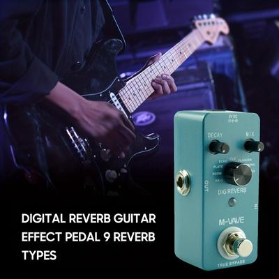 Dig Reverb Digital Reverb Guitar Effect Pedal 9 Re...