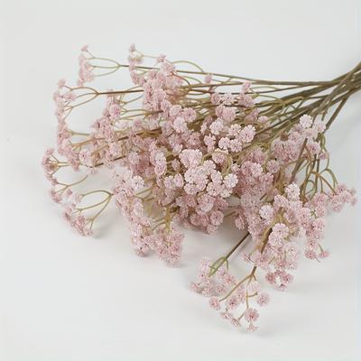 TEMU 5 Branches, Artificial Simulation Autumn Sky Suitable For Indoor Home Autumn Thanksgiving, Family Wedding Bouquet Flower Arrangement Party Dining Table Garden Decoration Image