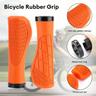 1pair Mtb Bicycle Grips, Shockproof Bike Handlebar Cover, Anti-slip Lockable Grips, Ergonomic Cycling Rubber Handle Grips