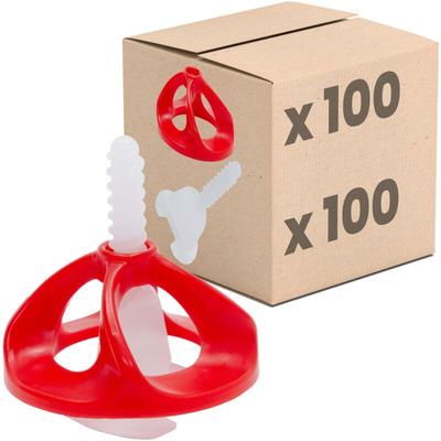 Dalsys - Fliesen Nivelliersystem, Verlegehilfe Set, Fliesenleger Werkzeug, ergonomisch - 2mm Set: Image