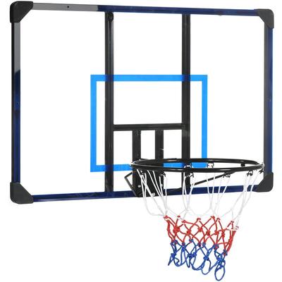 Sportnow - Basketballkorb, Basketballbrett mit Korb, Basketballnetz mit Basketballboard,