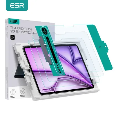 ESR for iPad Air 11/13（2024/2025) Screen Protector Tempered Flim For iPad 11/10th with Easy