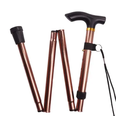 Collapsible Telescopic Folding Cane Elder Cane Walking Trusty Sticks Elder Crutches For Mothers The