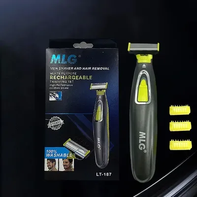 MLG Washable Rechargeable Electric Shaver Beard Razor Body Trimmer Men Shaving Machine Hair Face