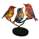 Specollect Multicolor Birds On-A-Wire Bird Series Art Ornaments Pendant Hanging for Windows or Doors Home Decoration Gifts for Bird Lovers