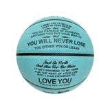ZiSUGP To My Son From Dad Mom Basketball Ball Gift for Your Anniversary Birthday Wedding Holiday Graduation Gift Christmas School College Graduation Gift