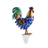 Rooster Decorative Garden Statue Wooden Chicken Farm Art Outdoor Courtyard Decoration Garden Decoration Beware of Dog Signs L Outdoor Lighted Letters Solar Garden Chicken Wire House Numbers for