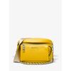 Michael Kors Slater Medium Pebbled Leather Sling Pack Yellow One Size